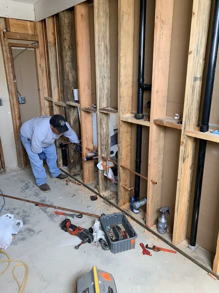 Commercial rough-in plumbing for Gas Line Repair in Pleasant Run Farm